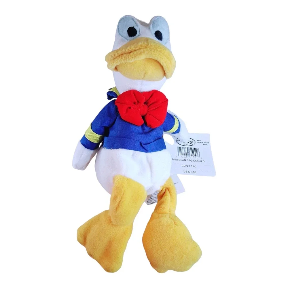 Disney Store Exclusive Donald Duck Mini Bean Bag Plush Stuffed Animal‎ Toy NWT